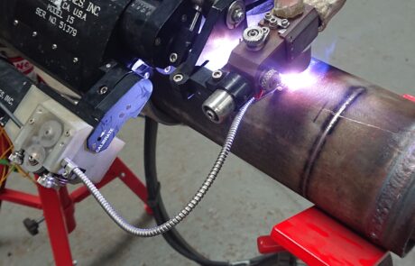 Orbital welding of pipes by Uddcomb