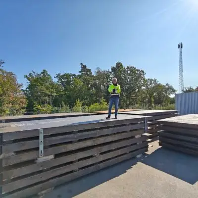 High quality steel deliveries from Tibnor to Uddcomb for cable carousels
