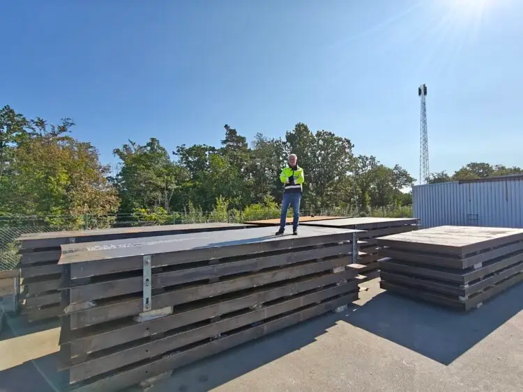 High quality steel deliveries from Tibnor to Uddcomb for cable carousels